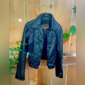 Mint condition vintage biker babe jacket , medium